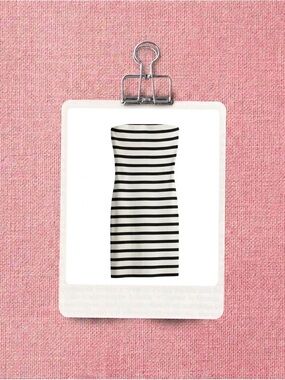 RIBBED TUBE DRESS